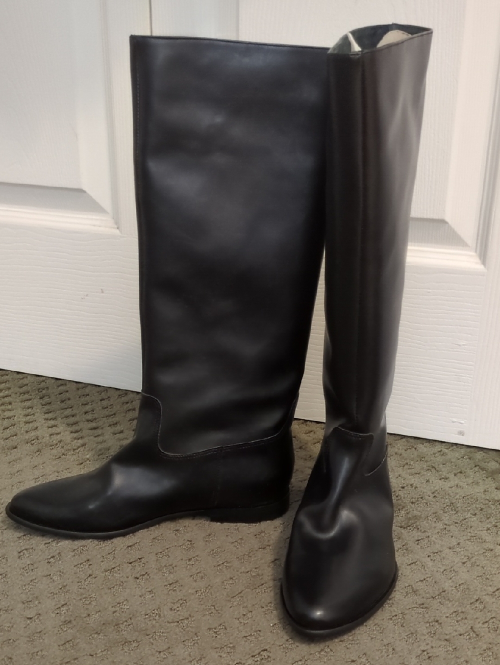 Source Unknown Black Over-the-Knee Riding Boots